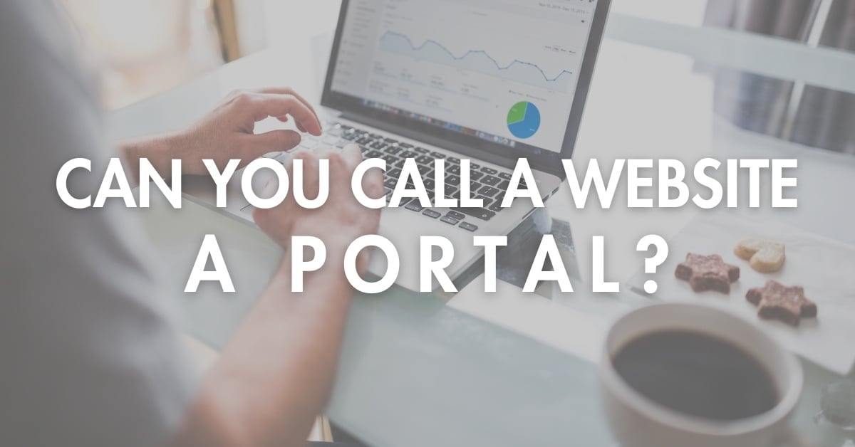 Can you call a website a portal?